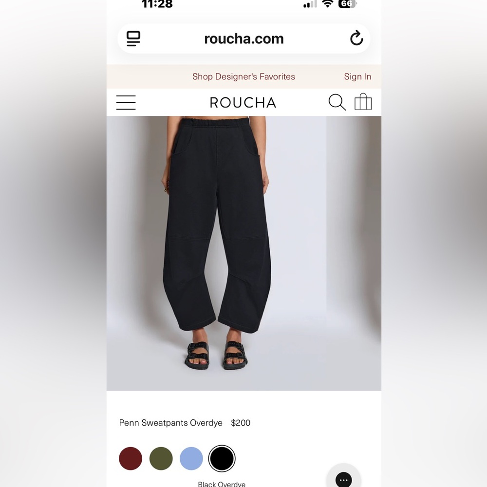 EUC Roucha Penn Sweatpants sz L